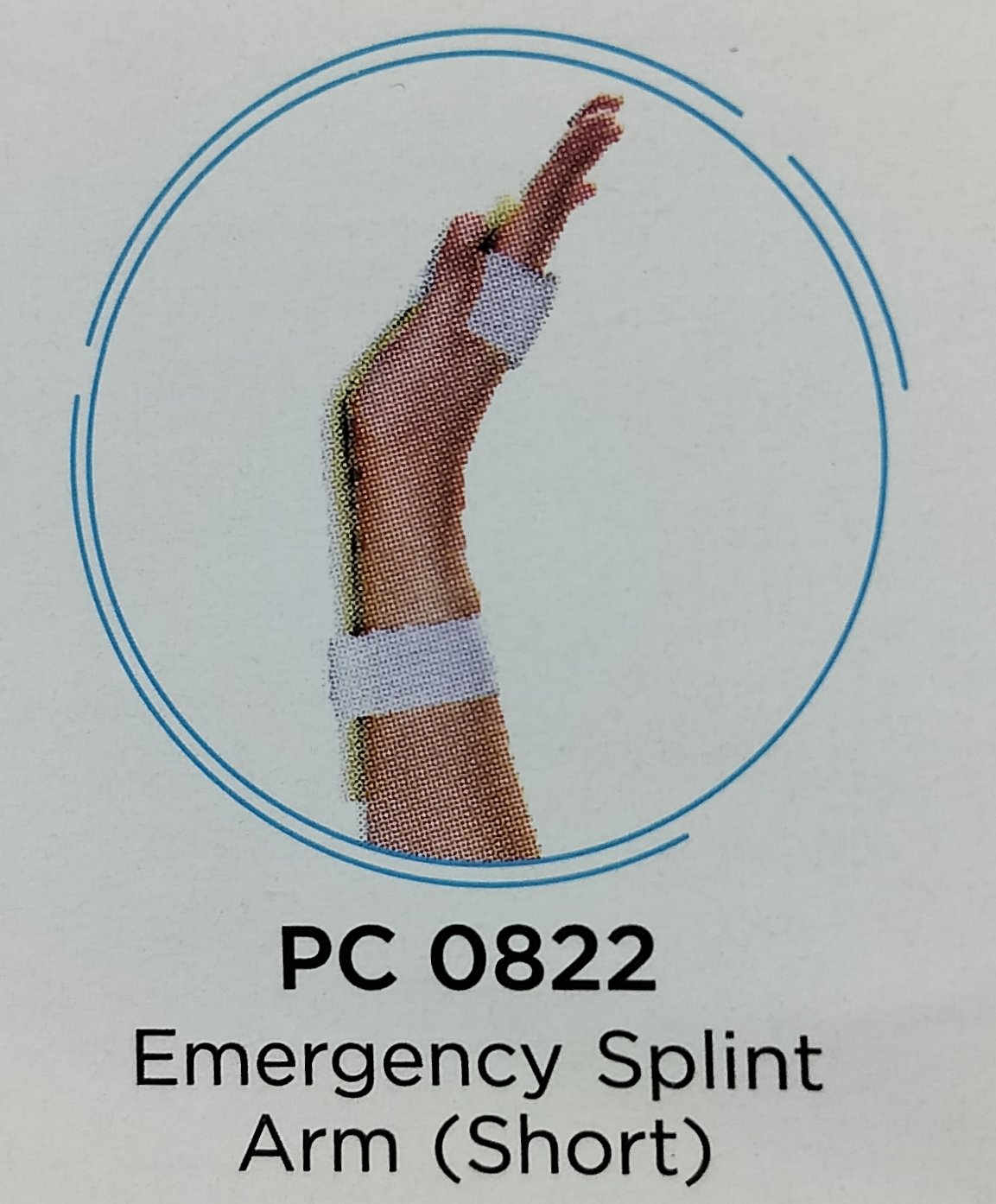 Emergency Splint arm (short) PC 0822