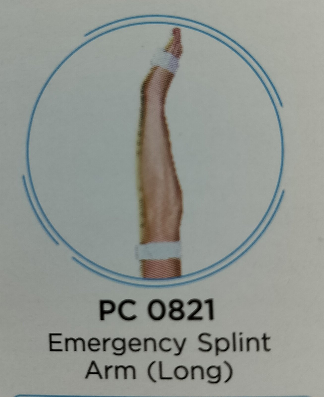 Emergency Splint arm (Long) PC 0821